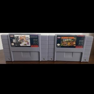 Chrono Trigger and Donkey Kong Country Lot/Bundle/snes/Super Nintendo/retron